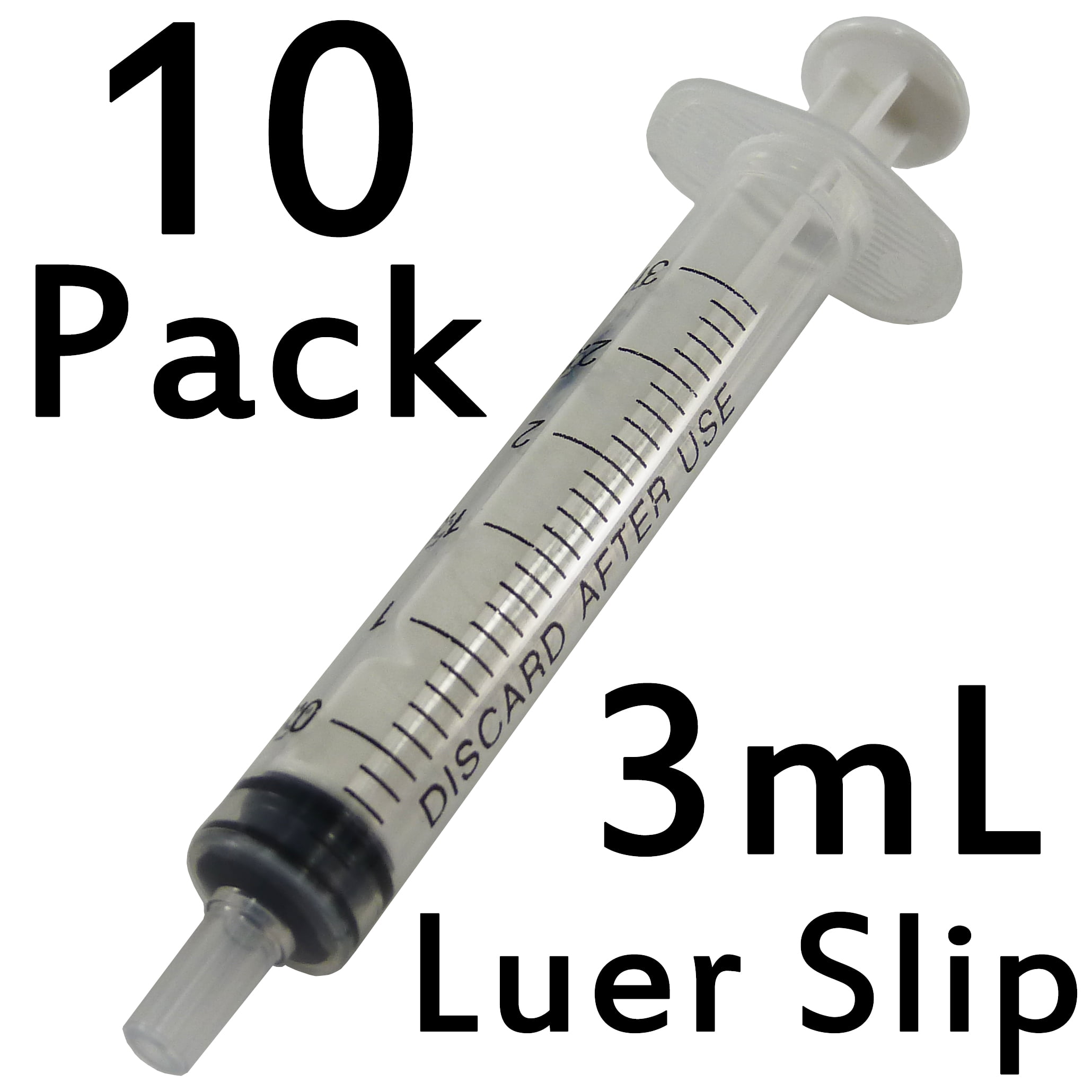 3cc/mL Luer Slip Tip Sterile Disposable Syringes (without