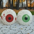 thumbnail image 6 of COM1950s Halloween Inflatable Decorations,Giant 23.6 Inch Creepy Eyeball with Bloodshot Design,Outdoor Indoor Party Decoration,Pvc Blow Up Halloween Prop for Yard and Garden, 6 of 7