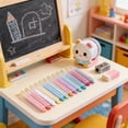 thumbnail image 3 of Dustless Chalk Set for Art Drawing and Doodling Washable Toddler Safe Easter Outdoor Writing Supplies 12PCS, 3 of 6