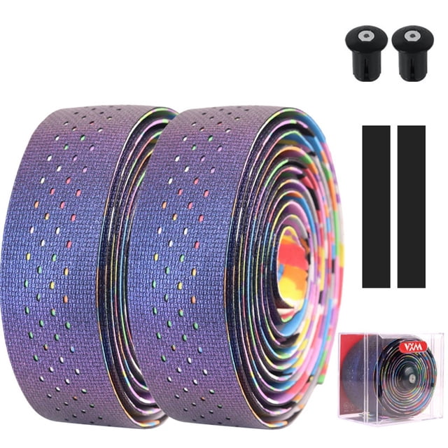 Mosiee Ventilated Bike Handlebar Tape Antislip Silicone And Shock Absorption Eva