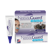 NasalGuard Airborne Particle Blocker Nasal Gel for Air Travelers - Drug-Free, Non-irritating, Non-drowsy, Airplane Travel Approved (Unscented) - (0.1 oz, Pack of 1)
