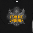 thumbnail image 4 of Inktastic Drum Music Fear the Drummer Boys or Girls Baby T-Shirt, 4 of 5
