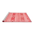 thumbnail image 2 of Ahgly Company Machine Washable Indoor Rectangle Abstract Red Contemporary Area Rugs, 3' x 5', 2 of 4