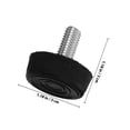 thumbnail image 2 of HAMPPLIES 20Ud Patas Niveladoras Para Muebles Resistentes De Plástico E Hierro Con Instalación Por Tornillo Negro, 2 of 8