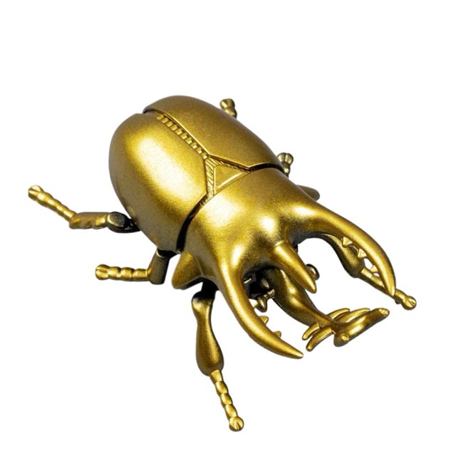 SharkTRUE Clockwork Rhinoceros Beetle Toy Creative Prankster Model Toys'' Puzzle