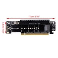 thumbnail image 2 of PCIE 4.0 Carte de Riser d'Expansion de Diviseur de Canal 8 + 4 + 4hyper Ultra Quad VROC M.2 NVMe Carte de Riser d'Expansion de Port, 2 of 6
