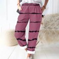 thumbnail image 2 of Timegard Womens Plus Size Pants Striped Straight Leg Elastic Waist Lounge Pants with Pockets Fall Travel, 2 of 5