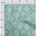 thumbnail image 1 of oneOone Velvet Light Mint Green Fabric Geometric & Floral Texture Sewing Craft Projects Fabric Prints By Yard 58 Inch Wide, 1 of 5