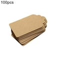thumbnail image 2 of Ludlz Kraft Paper Tags, Gift Tags Paper Tags Perfect for Arts and Crafts, Valentine's Day, Wedding and Holiday, 100PCS 5x3cm Kraft Paper Hanging Tag Packaging Label DIY Wedding Party, 2 of 7