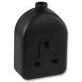 thumbnail image 1 of PRO ELEC - 1-Gang Rubber Trailing Socket 13A 250V Black, 1 of 1