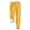 Yellow, variant on LLYwey Fleece Sweatpants Women On Clearance Ladies Solid Color Fleece Pockets Plus-Size Bandage Elastic Waist Pants Casual Fleece Leggings New Winter Pants Green-1 XL