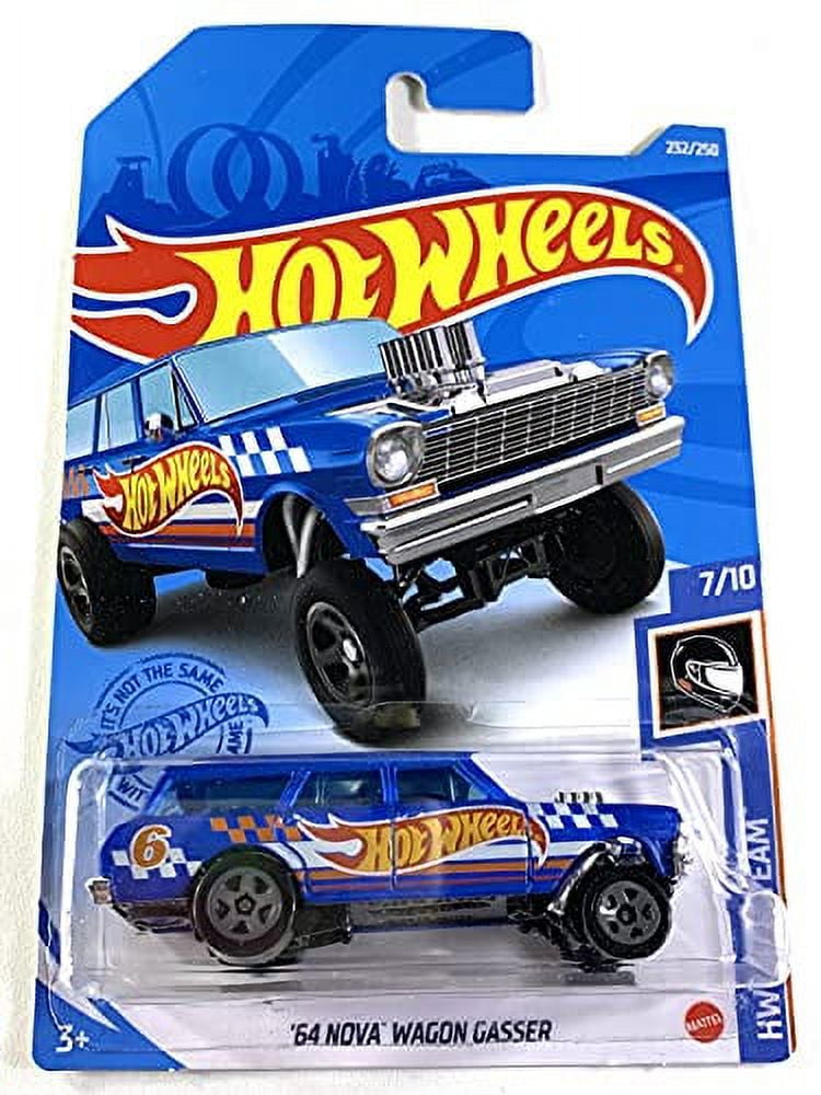 Hot Wheels 1/64 - Chevy Nova Wagon 1964 - Édition Mainline 2023 #3/5 - Neuf
