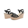 thumbnail image 2 of Sandalia Unica Con Cuña Para Dama Casuales Color Negra negro 22.5, 2 of 6