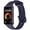 D, variant on Red Silicone Watch Strap for Huawei Band 9/8 with NFC Metal Buckle Premium Soft Material Sweat-Proof Design Secure Locking Mechanism Perfect for Gym and Outdoor Activities - Red