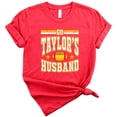 thumbnail image 4 of Go Taylor's Husband Shirt for Women & Girls Funny Football Game Day Viral Sports Fan Tee Vintage Red Shirt Youth Medium, 4 of 7
