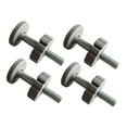 thumbnail image 4 of Milaget 4 Pieces Baby Gate Threaded Spindle Rods Bolt Parts for Stair Railing Indoor Gray, 4 of 9