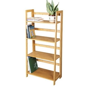 Multi-functional 4 Tier Bamboo Bookcase
