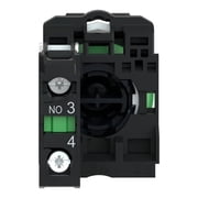 Push Button Operator, Flush, Momentary Action, Not Applicable Release, Non-Illuminated, Blue; Green