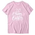 thumbnail image 3 of POTETI Plus Size Easter Tshirts for Women Bunny Print Tops for Women 2026 Summer Casual Crew Neck Short Sleeve Tops, 3 of 3