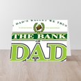 thumbnail image 4 of CafePress - The Bank Of Dad - Greeting Card, Blank Inside Glossy, 4 of 4