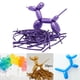 thumbnail image 3 of 50x de látex de torsión larga para modelar, decoraciones de animales DIY, engrosamiento para trucos de magia, fiestas infantiles, carnavales, Púrpura perfecl Globos largos retorcidos, 3 of 7