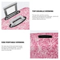 thumbnail image 4 of Travel Luggage Cover Protector - Pink Glitter Anti-Scratch Suitcase Covers Fits 18-32 Inch Luggage, 4 of 5