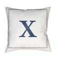 thumbnail image 1 of Surya Initials 18" x 18" Medium Square Throw Pillow INT024-1818, 1 of 2