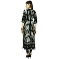 thumbnail image 3 of Designer Abstract Kurta Women Ethnic Kurti Rayon Top Tunic Dress, 3 of 3