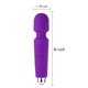 thumbnail image 5 of Silicona Vibrador AV Varita Clítoris Estimulador de senos Vagina Masajeador Mujer TFixol Enchufe blanco y estadounidense, 5 of 7