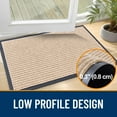 thumbnail image 4 of Buganda Door Mats for Inside, Heavy Duty Low Profile Entrance Mat, Suitable for High Traffic Areas, 32x47, Beige, 4 of 7