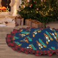 thumbnail image 5 of Sigee Skateboard Rides Cartoon Lobster for Christmas Decoration Tree Skirt Christmas Plaid Tree Skirt,Christmas home decor Holiday Tree Skirt Fits TChristmas Tree-36", 5 of 6