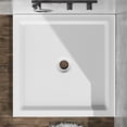 thumbnail image 4 of Barara King 36x36 Inch Acrylic Shower Base Anti Slip Bathroom Shower Pan, White, 4 of 5