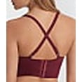thumbnail image 6 of Camio Mio MAROON BANNER Lightly Lined Underwire Bustier, US 32DD, UK 32DD, 6 of 6