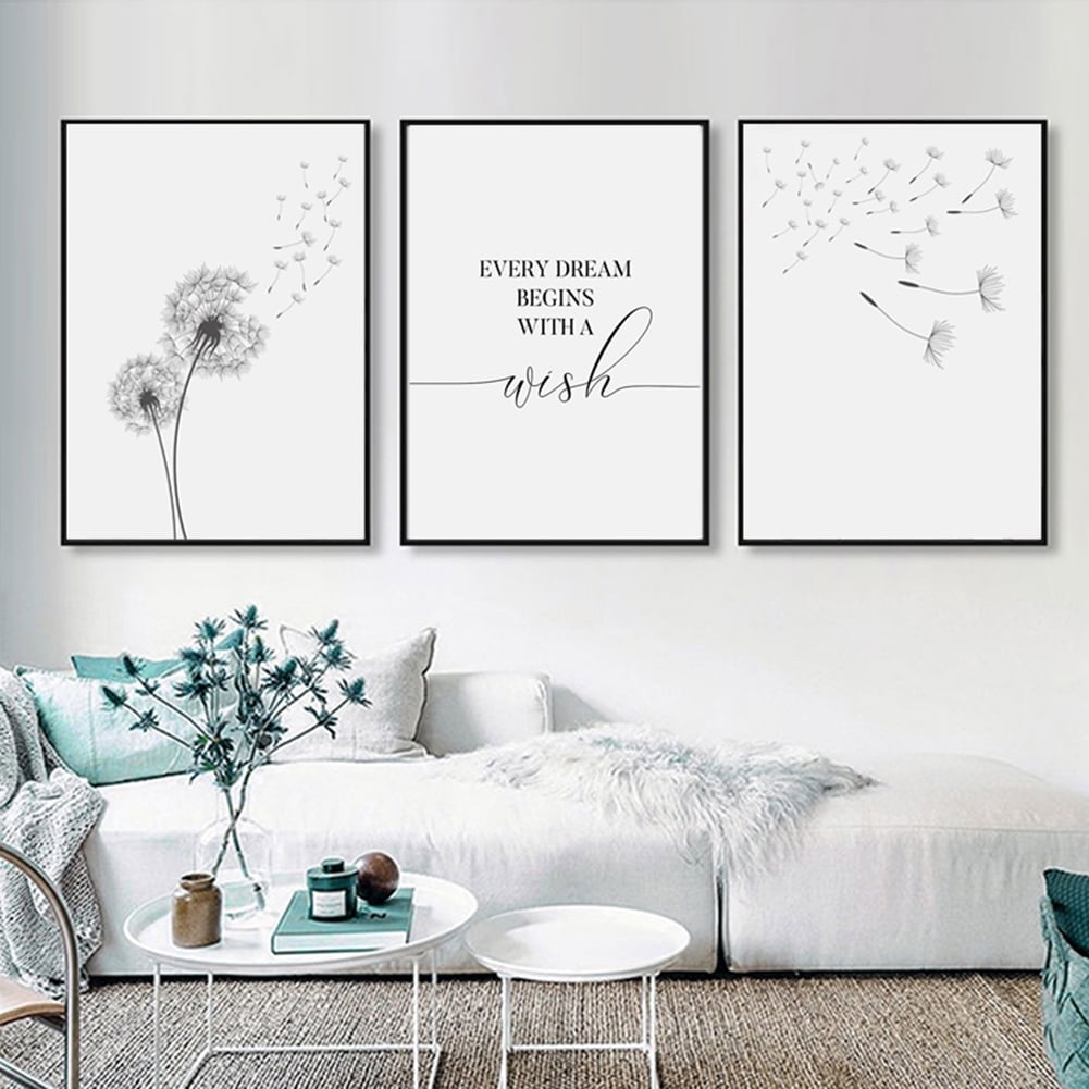 Baby Sleeping Typography Quote White Grey Nursery Print Picture Decor Wall Art 