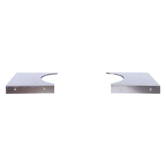 Primo Stainless Steel Cart Side Shelves, Oval LG 300/Oval XL 400