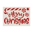 thumbnail image 1 of Red Christmas Candy Placemats White Cute Candy Canes Table Mat Linen Burlap Washable Double Heat Insulation for Dining Table Kitchen Table, 1 of 6