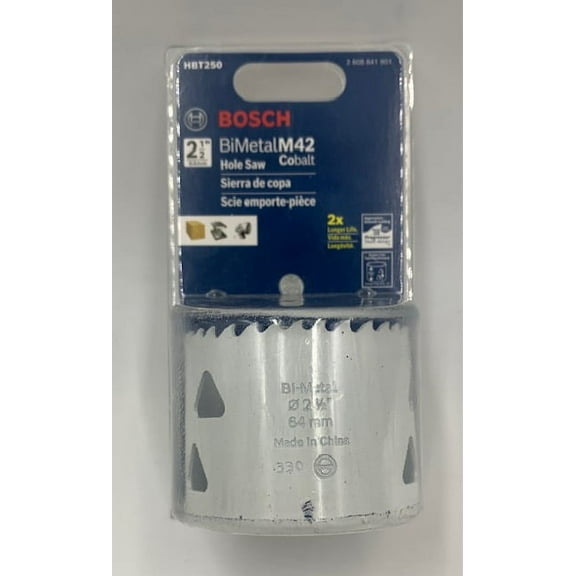 BOSCH HBT250 2-1/2 in. Bi-Metal T-Slot Hole Saw