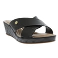 thumbnail image 4 of Sandalias Auro color negro confort media cuña 24.5 Dorothy Gaynor Sandalias Auro color negro confort media cuña 24.5, 4 of 6
