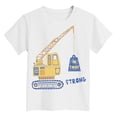 thumbnail image 4 of Gubotare Toddler Boys T Shirts Boys Short Sleeve Crew Neck T-Shirt with Chest Print | Soft Cotton Sizes 9-10T (White,9-10 Years), 4 of 4