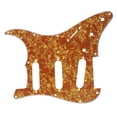 thumbnail image 2 of GLFILL 3 Ply 11 Holes Electric Guitar Guard Scratch Plate Colorful Celluloid Pickup Pick Guard For Guitars SSS Plate Brown Pearl, 2 of 9