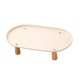 thumbnail image 4 of Comedero elevado con soporte para cuencos de comida y agua para gatos y perros. Beige 38cmx21cm, 4 of 9