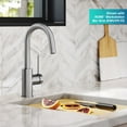 thumbnail image 4 of KRAUS Oletto Single Handle Kitchen Bar Faucet with QuickDock Top Mount Installation Assembly in Spot Free Stainless Steel, 4 of 12