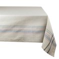 thumbnail image 2 of Design Imports Gray French Stripe Tablecloth 60X84 inch, 2 of 10