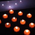 thumbnail image 2 of Billuyoard 12 unids/set Linda electrónica Jacks-o-Lantern para luz nocturna de calabaza de Halloween de ambiente festivo Iluminación navideña, 2 of 6