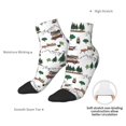 thumbnail image 4 of Uemuo Camping Caravan 2 Printed Crew Socks, Moisture-Wicking Socks, Athletic Socks for Men Breathable Cushion Socks Casual Sport Socks for Running Traveling, 4 of 6