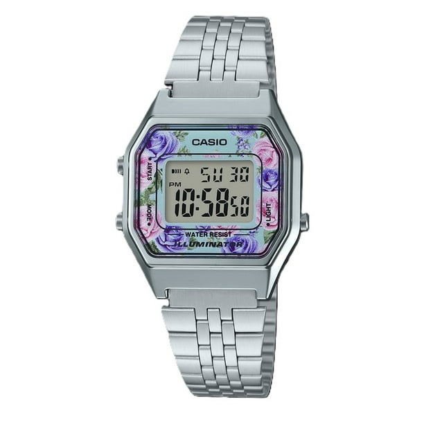 Casio Reloj Youth Vintage Illuminator Quartz Digital LA680WA-2C para Mujer