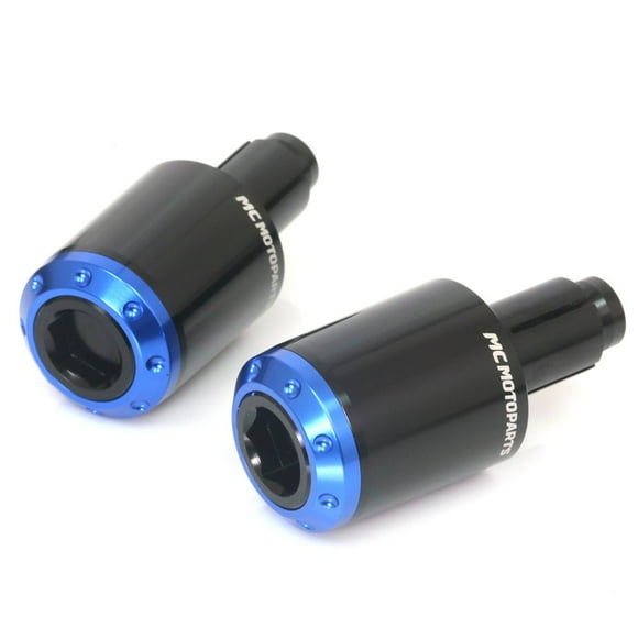 MC MOTOPARTS Embouts de Barre CNC Compatibles avec Vulcan 650 S 2016-2019 17 18 (Bleu)