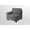 thumbnail image 5 of 87.8'' Convertible Blue Velvet Sofa Bed Sleeper, 5 of 9
