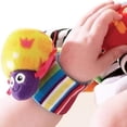 thumbnail image 3 of Muñeca 1 Par De Sonajeros De Muñeca Para Bebé Y 1 Par De Calcetines, Juego De Sonajeros, Desarrollo Educativo, Juguetes De Peluche, Regalo Para Bebé, 3 of 7