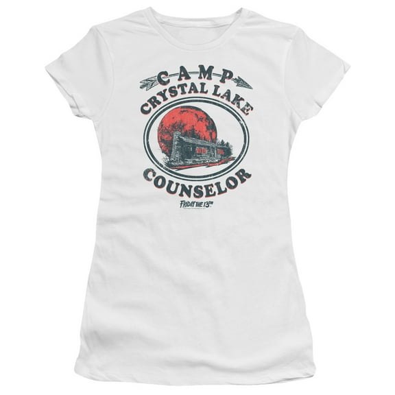 Friday The 13Th - Camp Counselor - Juniors Teen Girls Cap Sleeve Shirt - Small